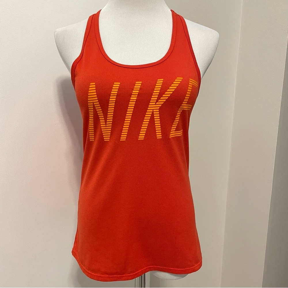 Nike Dri-Fit Women's Athletic Cut Racerback Red Tank Top Size S